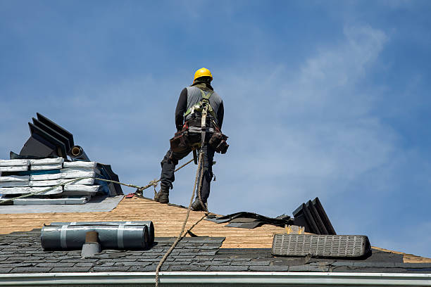 Professional Storm Damage Roof Repair technician working in Dellrose, TN
